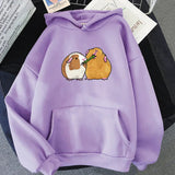 Guinea Pig Sharing is Caring Unisex Hoodie-Kawaii Dream