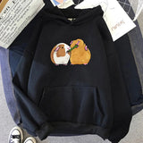 Guinea Pig Sharing is Caring Unisex Hoodie-Kawaii Dream