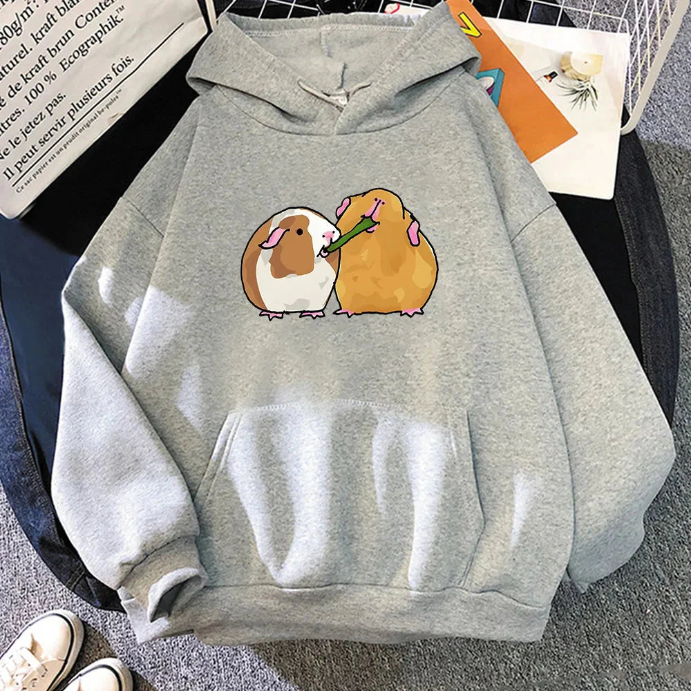 Guinea Pig Sharing is Caring Unisex Hoodie-Kawaii Dream