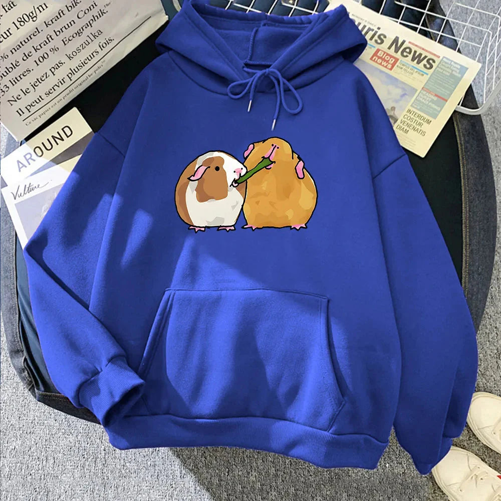 Guinea Pig Sharing is Caring Unisex Hoodie-Kawaii Dream