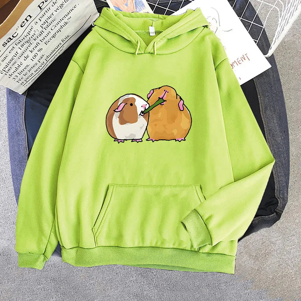 Guinea Pig Sharing is Caring Unisex Hoodie-Kawaii Dream