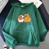 Guinea Pig Sharing is Caring Unisex Hoodie-Kawaii Dream