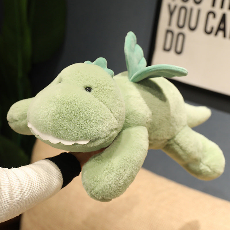 Hajiro the Goofy Green Dinosaur Plushie-Kawaii Dream
