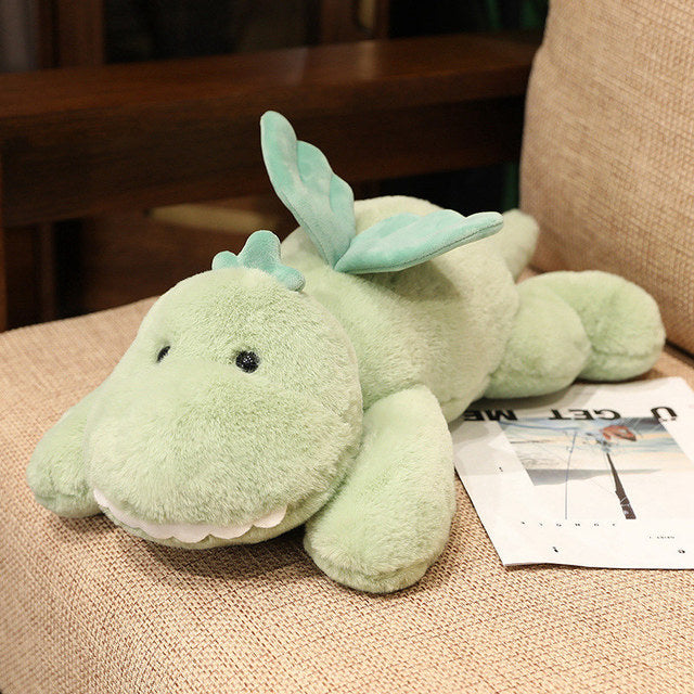 Hajiro the Goofy Green Dinosaur Plushie-Kawaii Dream
