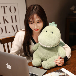 Hajiro the Goofy Green Dinosaur Plushie-Kawaii Dream