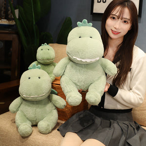 Hajiro the Goofy Green Dinosaur Plushie-Kawaii Dream