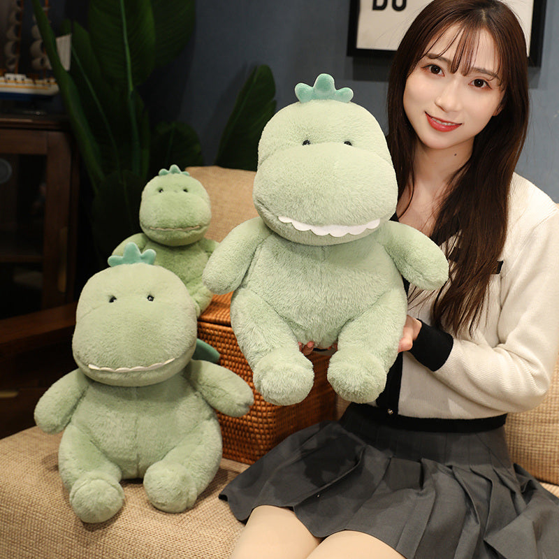 Hajiro the Goofy Green Dinosaur Plushie-Kawaii Dream
