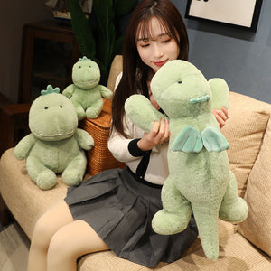 Hajiro the Goofy Green Dinosaur Plushie-Kawaii Dream