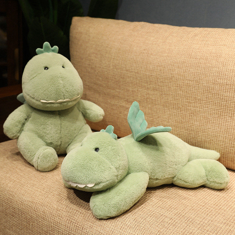 Hajiro the Goofy Green Dinosaur Plushie-Kawaii Dream