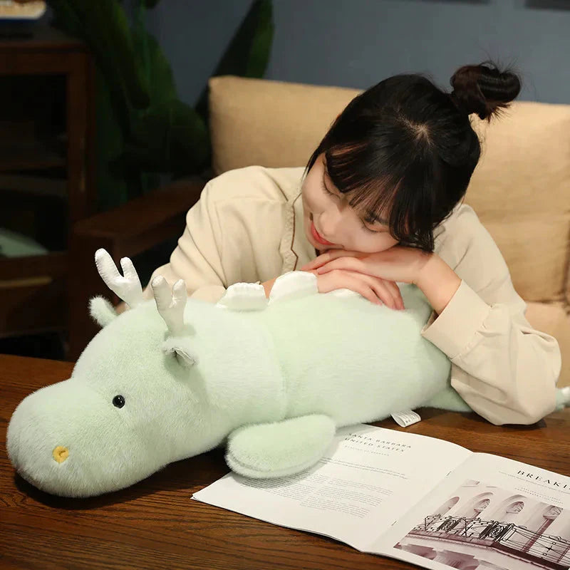 Haku the Long Fluffy Dragon Plushies-Kawaii Dream