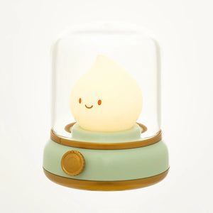 Happy Glowing Candle Flame LED Night Light-Kawaii Dream