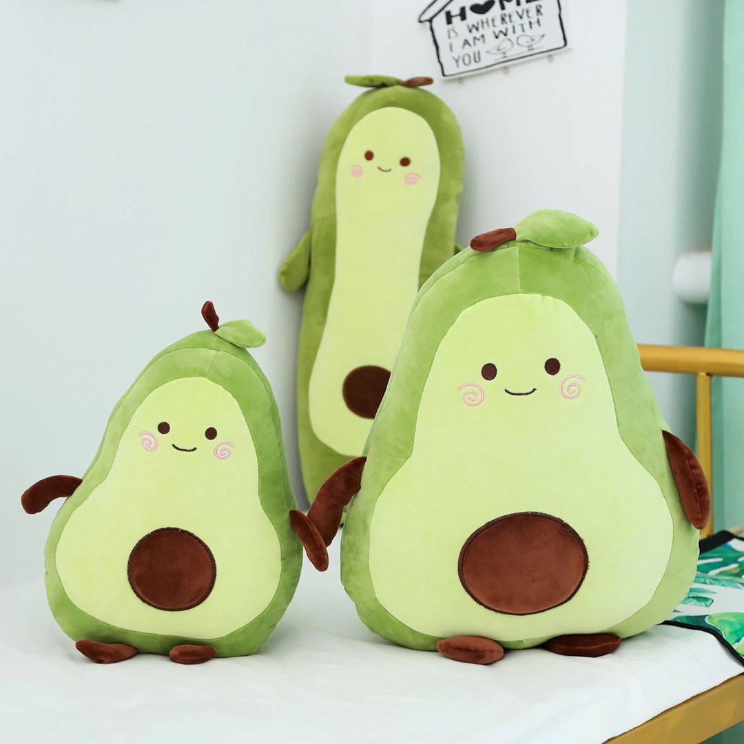 Happy Green Avocado Plushie-Kawaii Dream