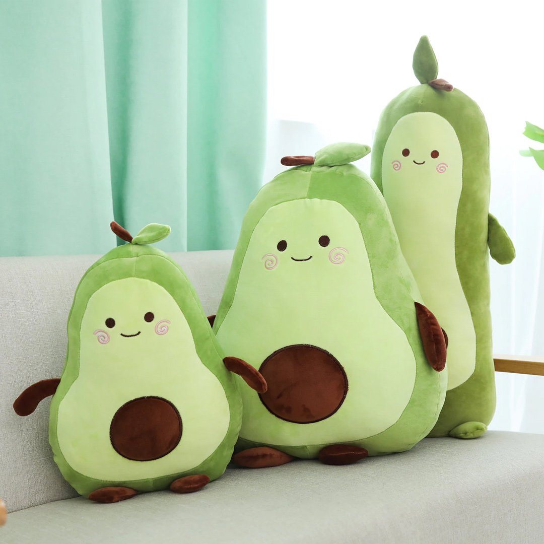 Happy Green Avocado Plushie-Kawaii Dream