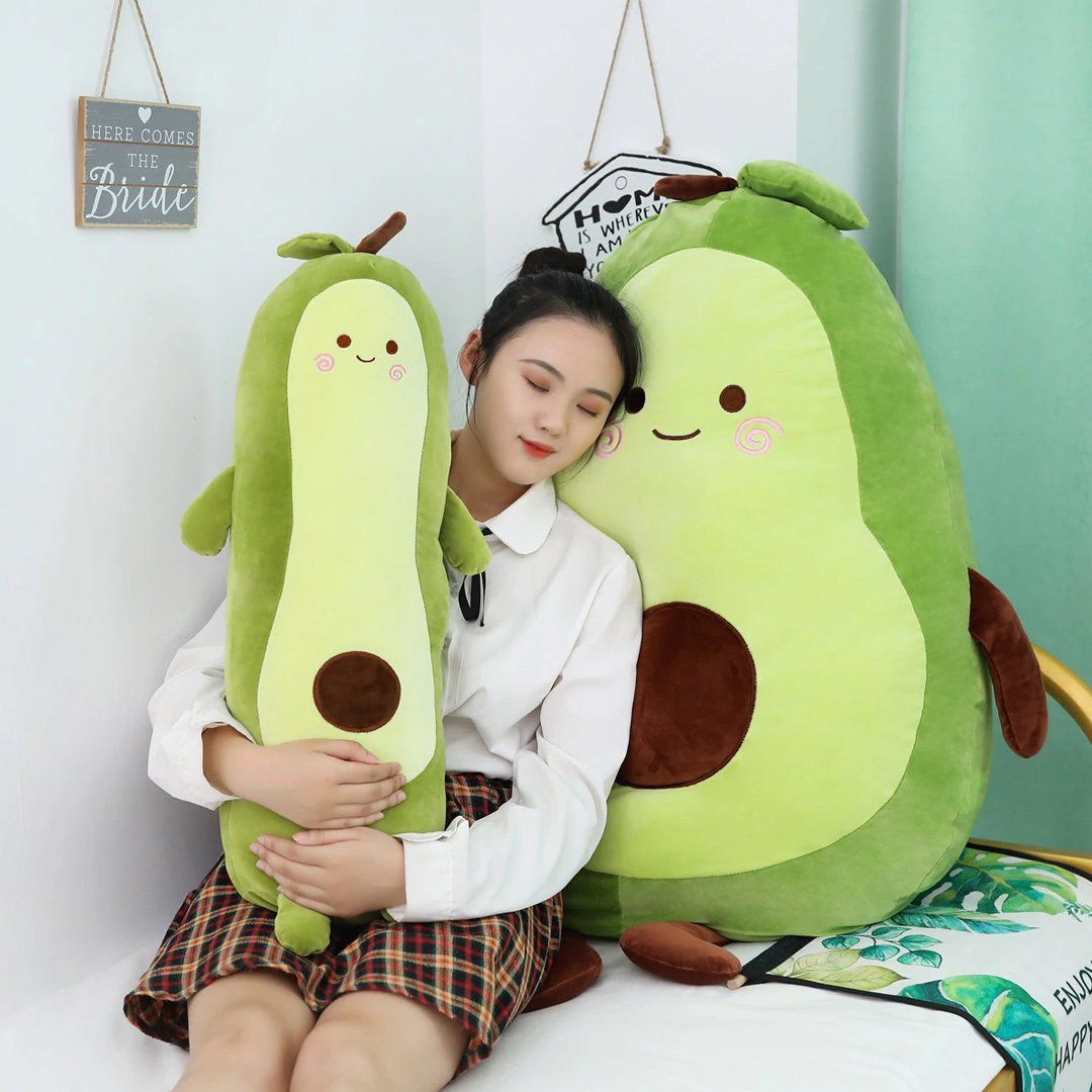 Happy Green Avocado Plushie-Kawaii Dream