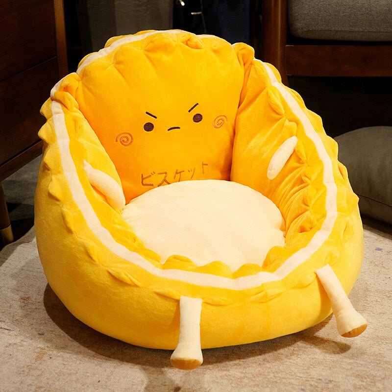 Happy and Angry Chair Cushion-Kawaii Dream