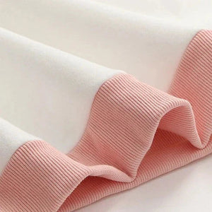 Harajuku Cute Two-tone Candy Floss Sakura Thick Women's Hoodie-Kawaii Dream