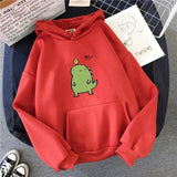 Harajuku Kawaii Cute Dipsy Dinosaur Hoodie-Kawaii Dream