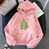 Harajuku Kawaii Cute Dipsy Dinosaur Hoodie-Kawaii Dream