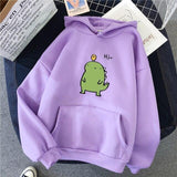 Harajuku Kawaii Cute Dipsy Dinosaur Hoodie-Kawaii Dream