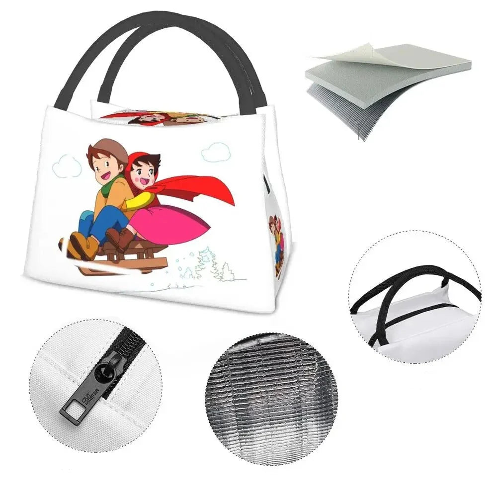 Heidi The Girl From The Alps Insulated Lunch Bags-Kawaii Dream