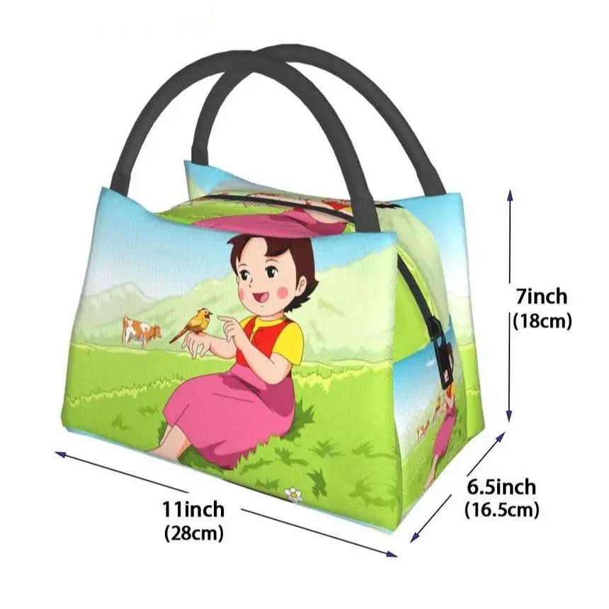 Heidi The Girl From The Alps Insulated Lunch Bags-Kawaii Dream