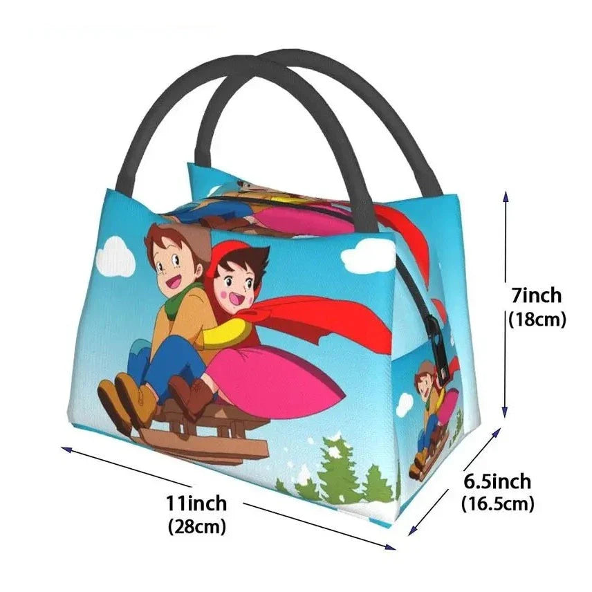 Heidi The Girl From The Alps Snow Cream Insulated Lunch Bags-Kawaii Dream
