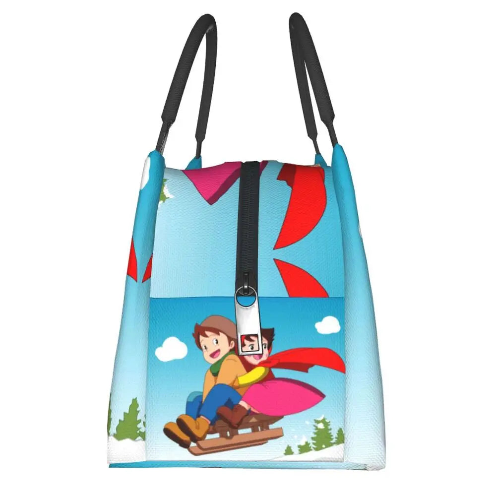 Heidi The Girl From The Alps Snow Cream Insulated Lunch Bags-Kawaii Dream