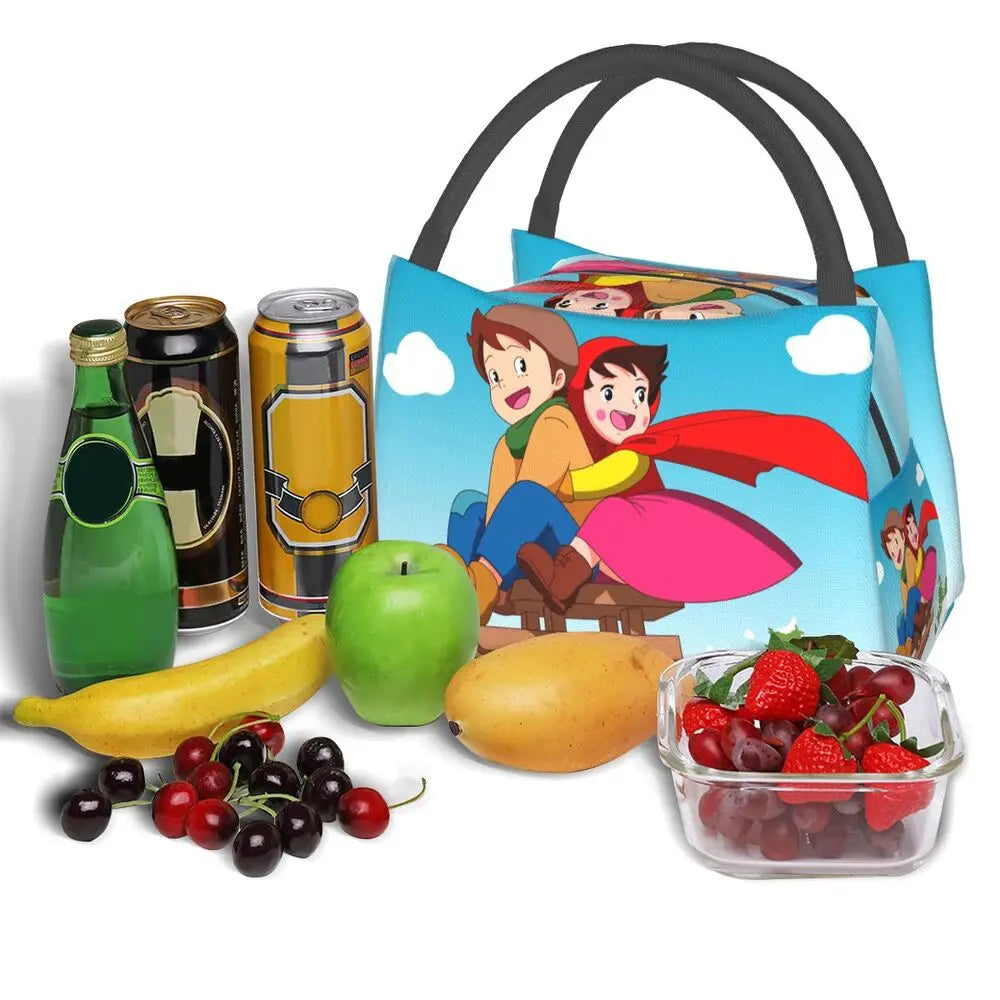 Heidi The Girl From The Alps Snow Cream Insulated Lunch Bags-Kawaii Dream
