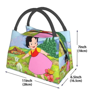 Heidi The Girl From The Alps Snow Cream Insulated Lunch Bags-Kawaii Dream