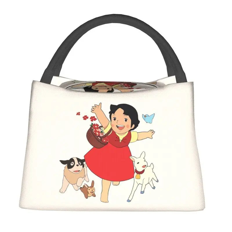 Heidi The Girl From The Alps Snow Cream Insulated Lunch Bags-Kawaii Dream