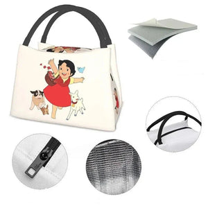 Heidi The Girl From The Alps Snow Cream Insulated Lunch Bags-Kawaii Dream