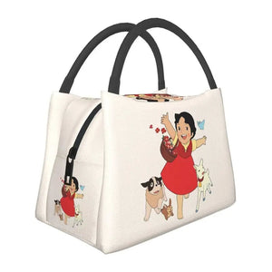 Heidi The Girl From The Alps Snow Cream Insulated Lunch Bags-Kawaii Dream