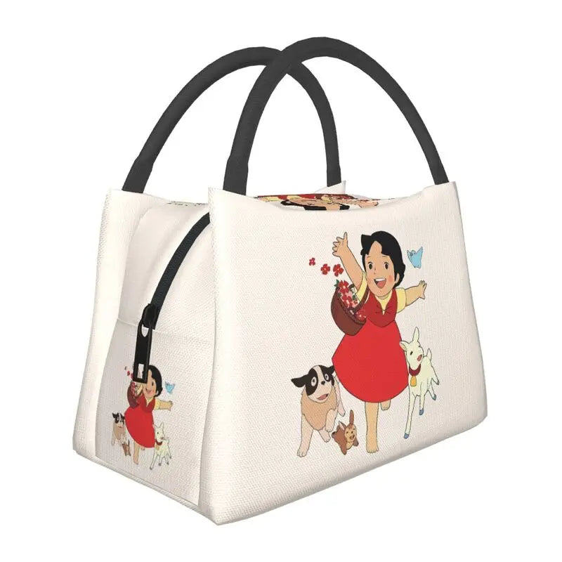 Heidi The Girl From The Alps Snow Cream Insulated Lunch Bags-Kawaii Dream