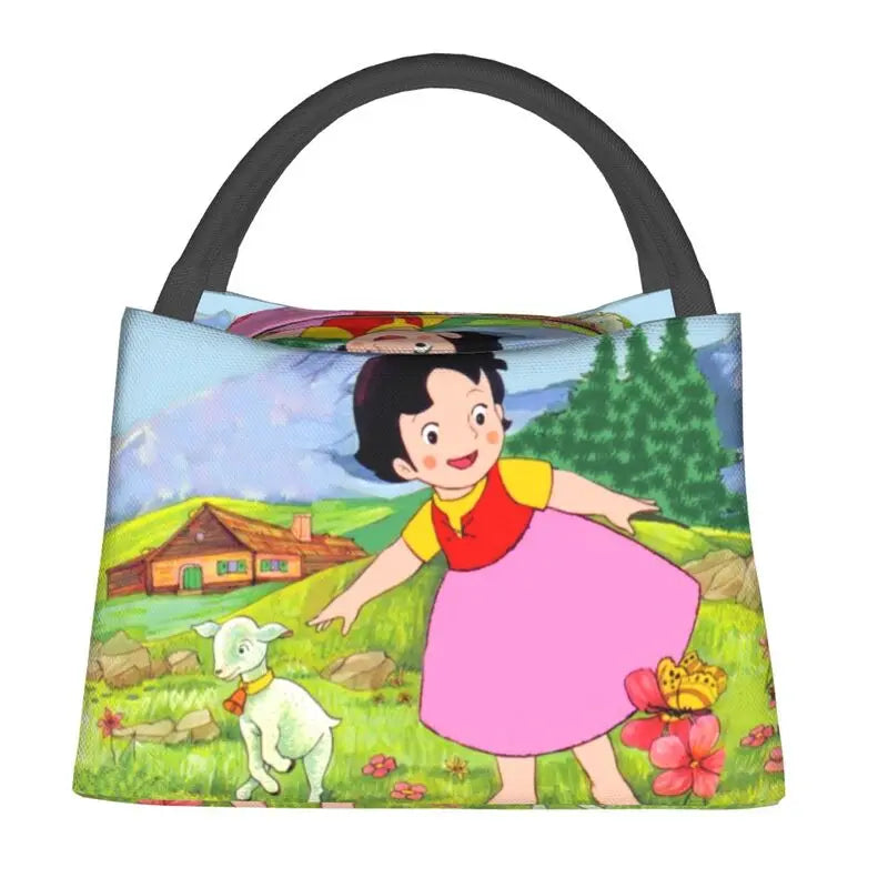 Heidi The Girl From The Alps Snow Cream Insulated Lunch Bags-Kawaii Dream