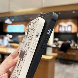 Hide and Seek Cat iPhone Case-Kawaii Dream