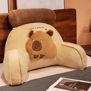 Huge Capybara Cushion Plush Backrest Seat-Kawaii Dream