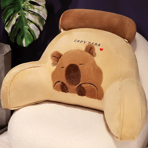 Huge Capybara Cushion Plush Backrest Seat-Kawaii Dream