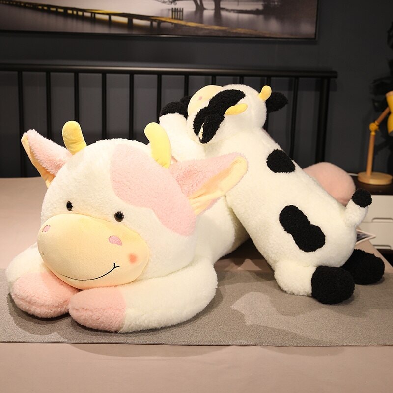 Huge Fluffy Lovely Milk Cow Plushies-Kawaii Dream