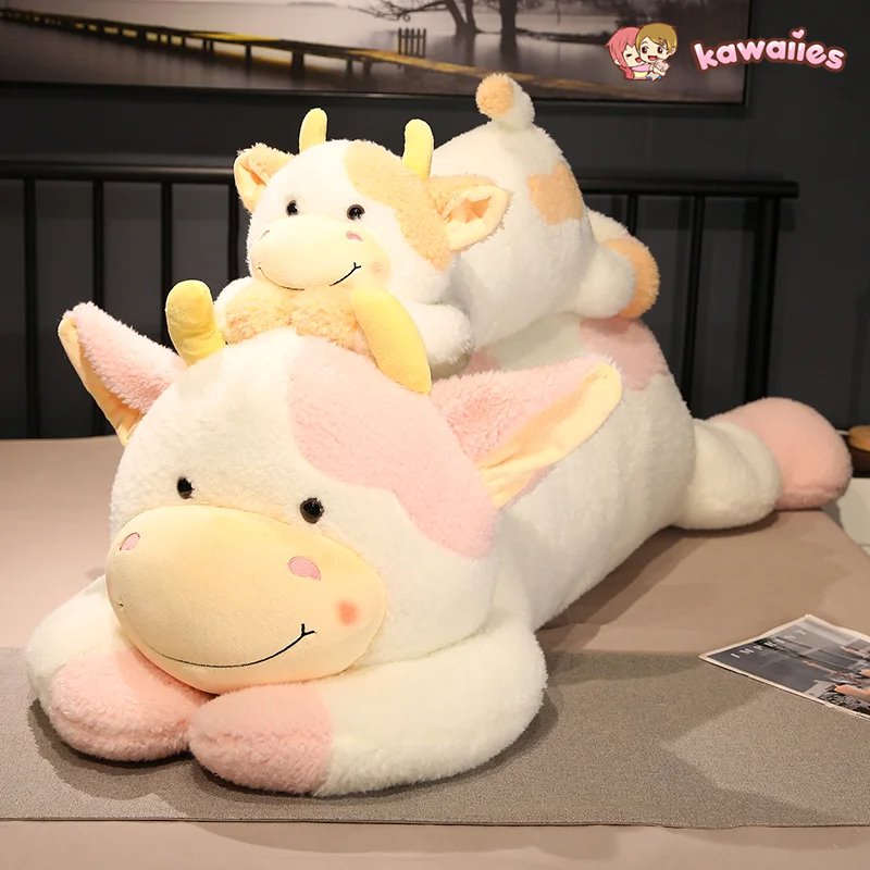 Huge Fluffy Lovely Milk Cow Plushies-Kawaii Dream