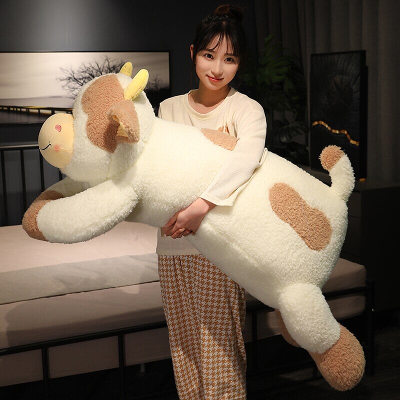 Huge Fluffy Lovely Milk Cow Plushies-Kawaii Dream