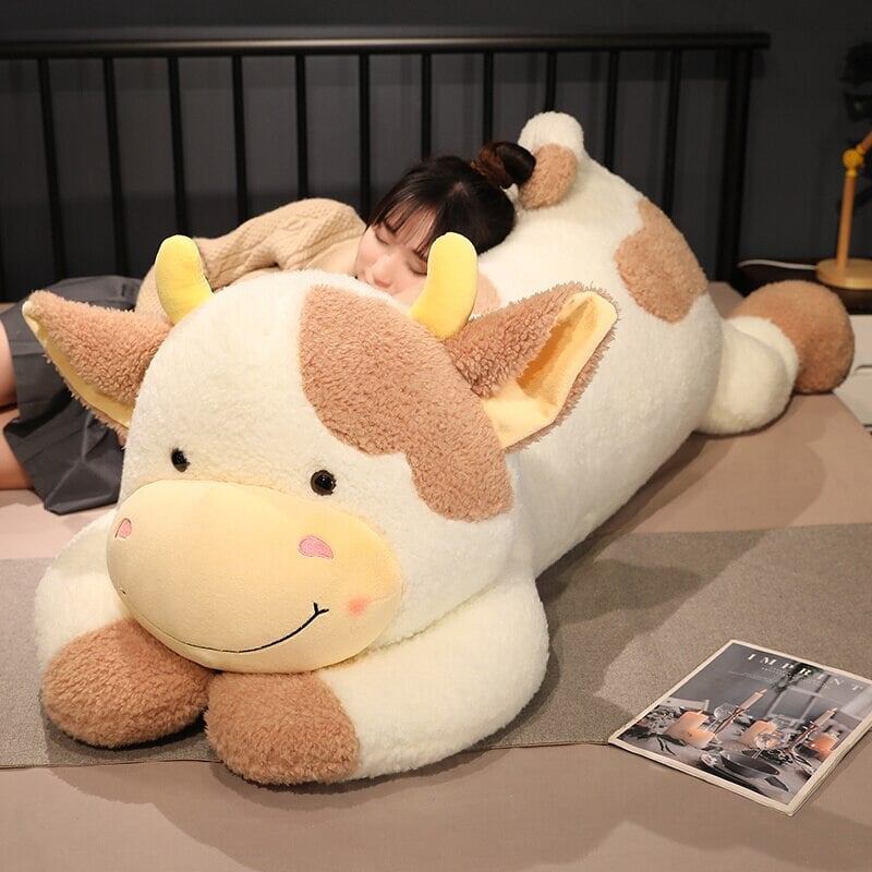 Huge Fluffy Lovely Milk Cow Plushies-Kawaii Dream