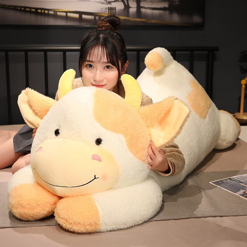 Huge Fluffy Lovely Milk Cow Plushies-Kawaii Dream