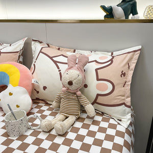 Hundreds of Kawaii Bear Bunny Bedding Set-Kawaii Dream