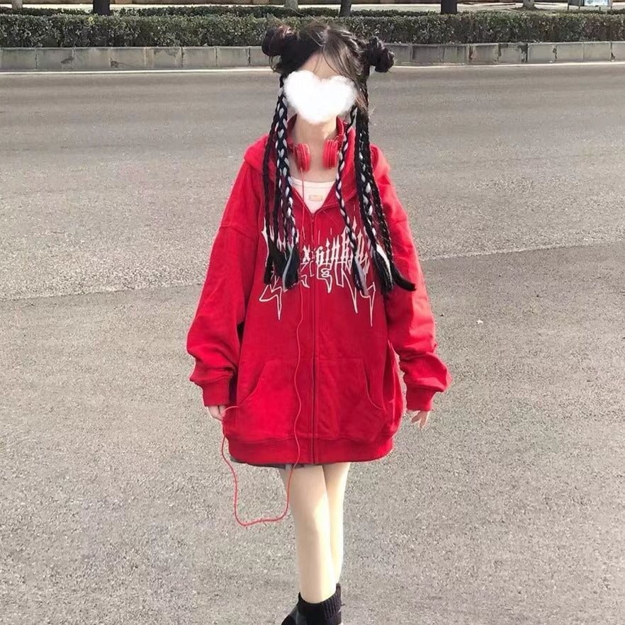 I Am The Devil Gothic Hoodie-Kawaii Dream