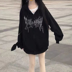 I Am The Devil Gothic Hoodie-Kawaii Dream