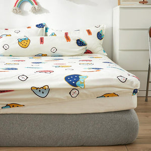 I Love Strawberry Fitted Bedsheet-Kawaii Dream