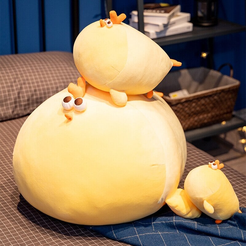 Jaba Image Jaba the Chonky Yellow Chicken Plushie – Kawaii Dream
