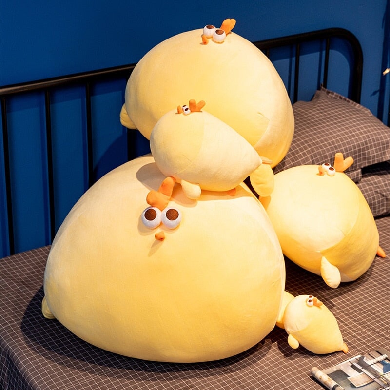 Jaba Image Jaba the Chonky Yellow Chicken Plushie – Kawaii Dream