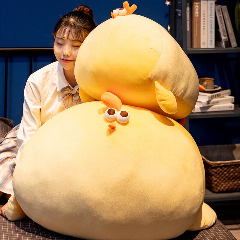 Jaba the Chonky Yellow Chicken Plushie-Kawaii Dream