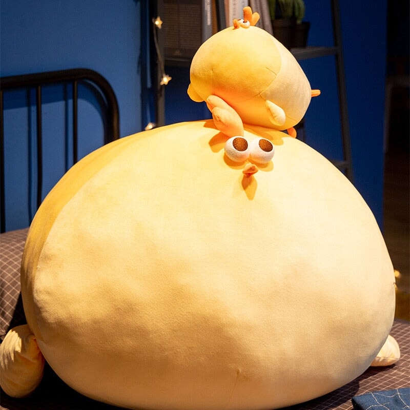 Jaba Image Jaba the Chonky Yellow Chicken Plushie – Kawaii Dream